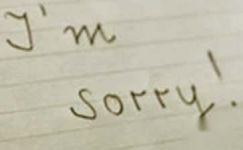 写给朋友的一封道歉信