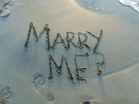 求婚词:亲爱的，嫁给我吧!